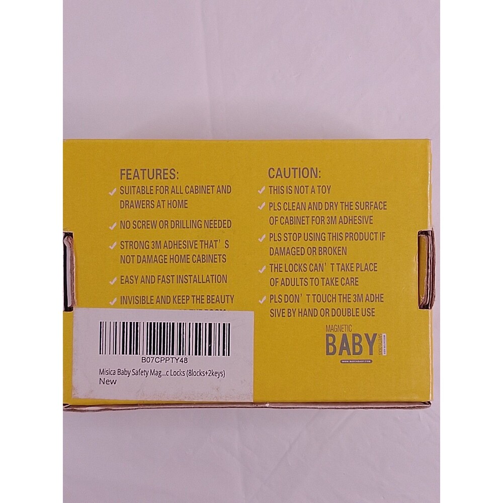 Misica Baby Safety Magnetic Cabinet & Drawer Locks - 8 Locks 2 Keys - Brand New - Picture 5 of 9